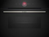 BOSCH Pyrolyse Backofen Serie 8 "CBG7741B1" mit Teleskopauszug nachr&uuml;stbar M&uuml;helose