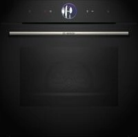 BOSCH Pyrolyse Backofen Serie 8 "HRG7764B1" mit Teleskopauszug nachr&uuml;stbar Air Fry