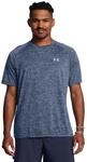 Trainingsshirt UNDER ARMOUR "UA TECH 2.0 SS TEE", Herren, Gr. 3XL, grau (academy