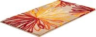 Badematte GRUND Gr. 2, orange (orange, beige), rechteckig (60cm x 100cm ) WC-Vorleger