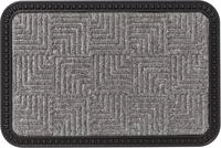 Fu&szlig;matte ASTRA "Border Star 2", silber, B:40cm H:8mm L:60cm, Gummi, Kunstfaser,