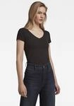G-STAR V-Shirt "Base v t wmn cap sl" mit kleinem Logodruck vorne
