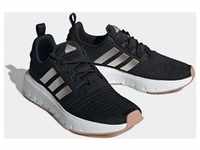 Sneaker ADIDAS SPORTSWEAR "SWIFT RUN" Gr. 39, schwarz-weiß (core black,...