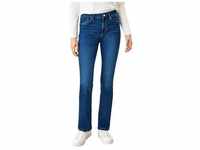 Bootcut-Jeans S.OLIVER Gr. 34, Länge 30, blau (dark blue stretched) Damen Jeans
