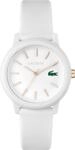 Quarzuhr LACOSTE "LACOSTE 12.12 LADIES", wei&szlig;, Armbanduhren, Damen, Quarzuhr,