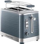 RUSSELL HOBBS Toaster "Inspire 24373-56 Grau" 2 Schlitze 1050 W mit hochwertiger