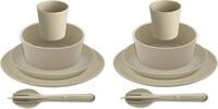 KOZIOL Kombiservice "Geschirr-Set, Service CONNECT SET HELSINKI" Made in Germany, 10