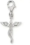Charm-Einh&auml;nger ENGELSRUFER "ENGEL", silber (silberfarben), Charms, Damen,...