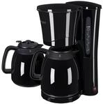 exquisit Filterkaffeemaschine "KA 6502 sw" 1 l Kaffeekanne Papierfilter 1x4 inkl. 2