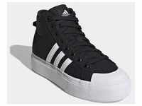 Sneaker ADIDAS SPORTSWEAR "BRAVADA 2.0 PLATFORM MID" Gr. 39, schwarz-weiß (core