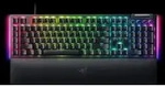 RAZER Tastatur "BlackWidow V4 DE", schwarz (schwarz, gelb), B:46,6cm H:3,5cm