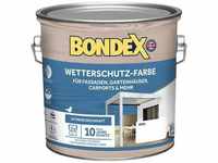 BONDEX Wetterschutzfarbe Farben Gr. 2,5 l 2,5 ml, weiß Farben Lacke