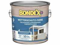 BONDEX Wetterschutzfarbe Farben Gr. 2,5 l 2,5 ml, grau (achatgrau) Farben Lacke
