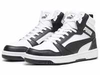 Sneaker PUMA "REBOUND V6" Gr. 37, schwarz-weiß (puma white, puma black, shadow...
