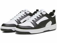 Sneaker PUMA "Rebound V6 Low Sneakers Erwachsene" Gr. 47, schwarz-weiß (white black)