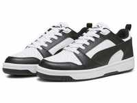 Sneaker PUMA "Rebound V6 Low Sneakers Erwachsene" Gr. 45, schwarz-weiß (white black)