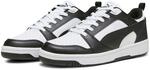 Sneaker PUMA "Rebound V6 Low Sneakers Erwachsene", Damen, Gr. 45, schwarz-wei&szlig;