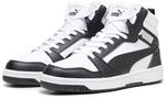 Sneaker PUMA "Rebound Sneakers Erwachsene", Herren, Gr. 38,5, schwarz-wei&szlig; (wei&szlig;