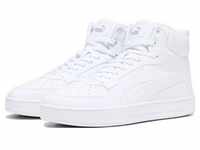 Sneaker PUMA "Caven 2.0 Mid Sneakers Erwachsene" Gr. 42, weiß (white silver