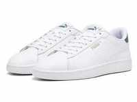 Sneaker PUMA "SMASH 3.0 L" Gr. 40, weiß (puma white, malachite, puma gold) Schuhe