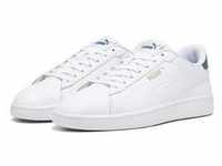 Sneaker PUMA "SMASH 3.0 L" Gr. 38,5, weiß (puma white, malachite, puma gold) Schuhe