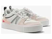 Sneaker LACOSTE "L002 223 4 CFA" Gr. 37, grau (weiß, grau) Schuhe Sneaker