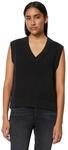 Strickpullover MARC O'POLO DENIM "aus reiner Bio-Baumwolle", Damen, Gr. XXS, schwarz,