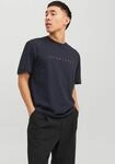 Rundhalsshirt JACK & JONES "JJESTAR mit Pigmentprint und Baumwollgef&uuml;hl", Herren,
