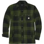 Flanellhemd CARHARTT "Flanell", Herren, Gr. XXL, US, gr&uuml;n (gr&uuml;n, schwarz),