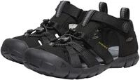 Sandale KEEN "SEACAMP II CNX", Jungen, Gr. 37, schwarz (schwarz, grau), Synthetik,