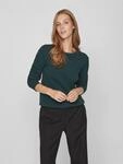 Rundhalspullover VILA "VIDALO O-NECK L/S KNIT TOP- NOOS", Damen, Gr. XXL, gr&uuml;n