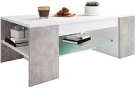 VCM Couchtisch "Holz Sofatisch Couchtisch Schublade Glas Tunas" 1 Stk. tlg.