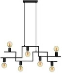 EGLO H&auml;ngeleuchte "FEMBARD Pendellampe, Wohnzimmerlampe, E27, IP20, Vintage, Stahl,