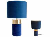 Tischleuchte NÄVE "Bordo" Lampen Gr. 1 flammig, Ø 18,00 cm Höhe: 32,00 cm, blau