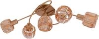 N&Auml;VE LED Deckenleuchte "Josefa", gold (altgoldfarben), 5, H: 21cm, 1 Stk., Leuchten,