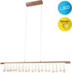 N&Auml;VE LED Pendelleuchte "Nobilis", gold, 1, 1 Stk., Leuchten, H&auml;ngeleuchte, dimmbar,