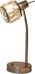 N&Auml;VE LED Tischleuchte "Josefa", grau (chromfarben), 1, H: 34,5cm, 1 Stk., Leuchten,
