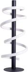 N&Auml;VE LED Tischleuchte "Belleza", schwarz (schwarz, wei&szlig;), &Oslash; 20cm H: 50cm, 1 Stk.,