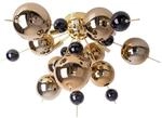 N&Auml;VE Deckenleuchte "Explosion", gold (goldfarben, schwarz), 6, &Oslash; 10cm H:...