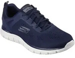 Wanderschuh SKECHERS "Track", Kinder, Gr. 41, blau (marineblau), Obermaterial:...