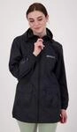 Regenmantel DEPROC ACTIVE "ROBSON LONG WOMEN", Damen, Gr. 36/38 (M), schwarz, 100%