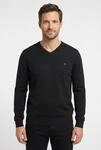 FYNCH-HATTON Strickpullover "FYNCH-HATTON Pullover mit V-Kragen" aus Baumwolle, mit
