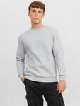 Sweatshirt JACK & JONES "JJEBRADLEY mit Rippb&uuml;ndchen f&uuml;r Alltag und Freizeit",