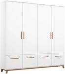 rauch Dreht&uuml;renschrank "Kleiderschrank Schrank Garderobe W&auml;scheschrank Schlafzimmer