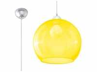 Hängeleuchte SOLLUX LIGHTING "BALL" Lampen Gr. Höhe: 120 cm, gelb Pendelleuchten