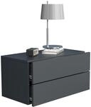 VCM Nachttisch "Holz Wandschublade Wand H&auml;nge Nachttisch Usal L60" 1 Stk. tlg.