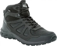 Jack Wolfskin Wanderschuh "WOODLAND 2 TEXAPORE MID M" schwarz Herren