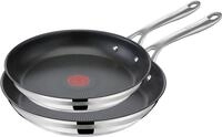 Tefal Pfannen-Set "Jamie Oliver Cook Smart" Edelstahl Set, Pfannen 24/28 cm, 2 Stk.