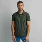 Poloshirt PME LEGEND, Herren, Gr. S (44/46), grau, Web, Obermaterial: 95% Baumwolle,
