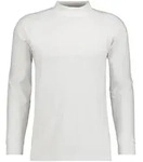 Stehkragenshirt RAGMAN, Herren, Gr. 3XL, wei&szlig;, Jersey, Baumwolle, regular fit, ohne